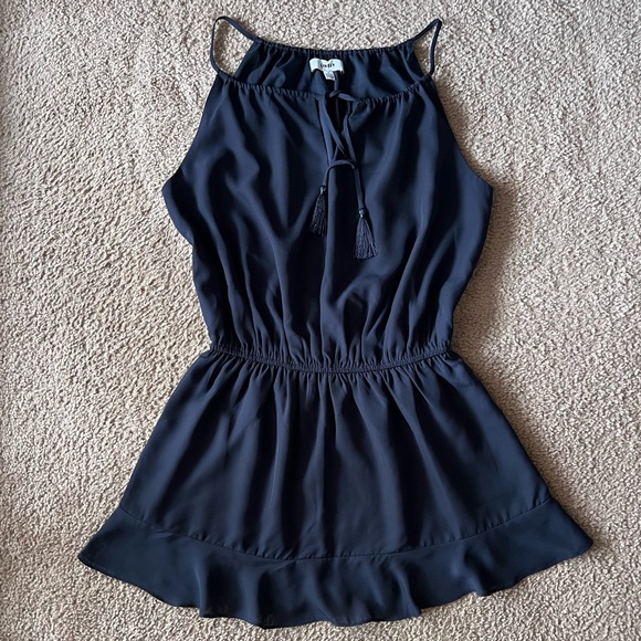 Likely Dresses & Skirts - Likely Ashlee Navy Strappy Lined Mini Dress Tassel Sz 4